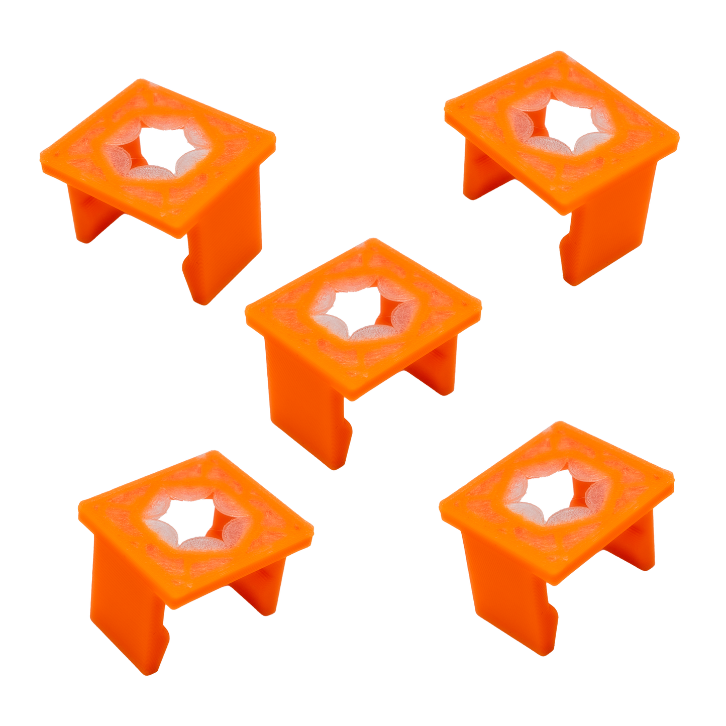 FragLoc™ – Egg Crate Snap-In Frag Plug Holders (Pack of 5) WYSIWYG Coral by Reef Racket LLC