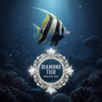 Diamond Moorish Idol badge