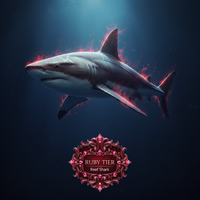 Ruby Reef Shark badge